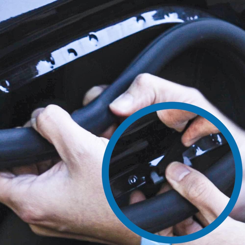 6 Cargo Tie Down Door Hook Straps for Car Roof Rack or Bag | Patented Heavy Duty Car Top and Rooftop Straps for Luggage, Universal Cargo Carrier Replacement Parts