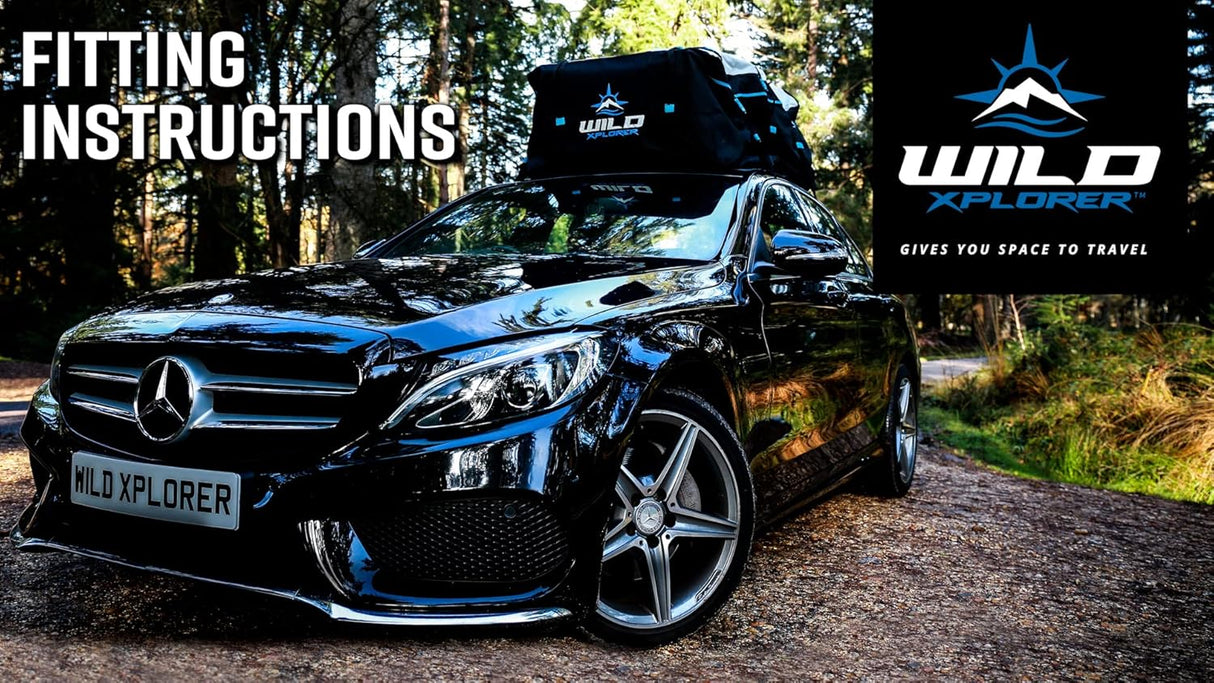 6 Cargo Tie Down Door Hook Straps for Car Roof Rack or Bag | Patented Heavy Duty Car Top and Rooftop Straps for Luggage, Universal Cargo Carrier Replacement Parts