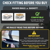 23 cu ft Rooftop Cargo Carrier – Waterproof, Universal Fit with Door Hooks & Non-Slip Mat
